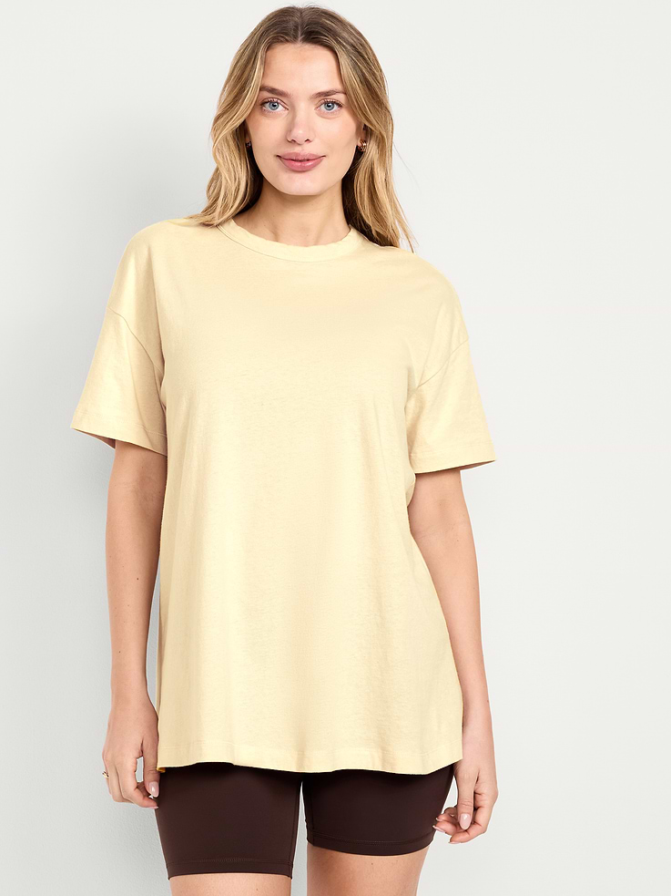 Image 5 of 10, Oversized EveryWear Tunic T-Shirt