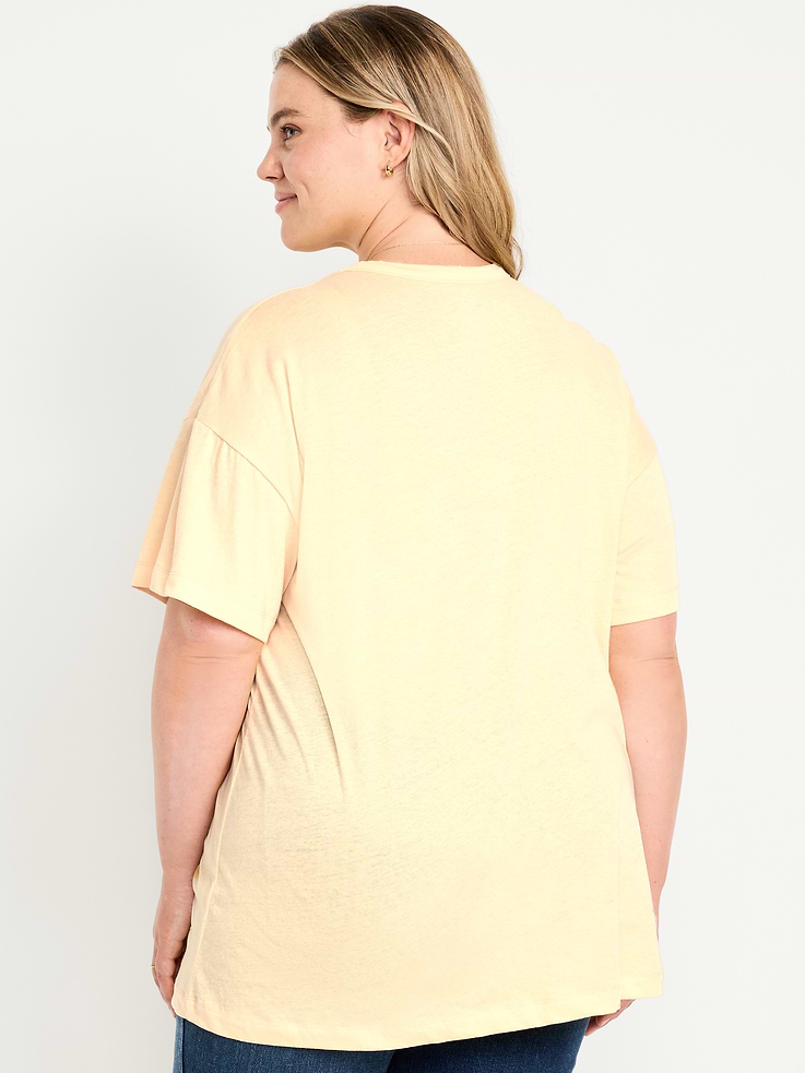 Image 8 of 10, Oversized EveryWear Tunic T-Shirt