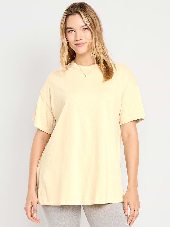 T-shirt tunique passe-partout surdimensionné