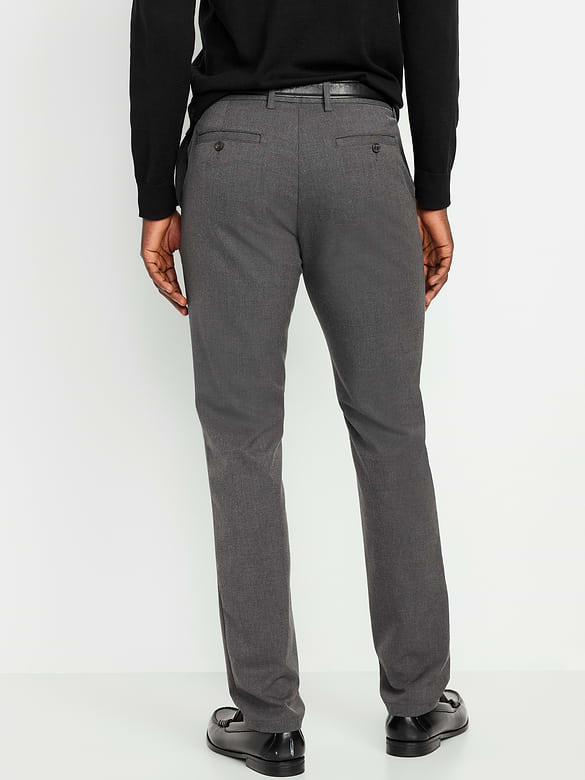 Slim-Fit Twill Dress Pants