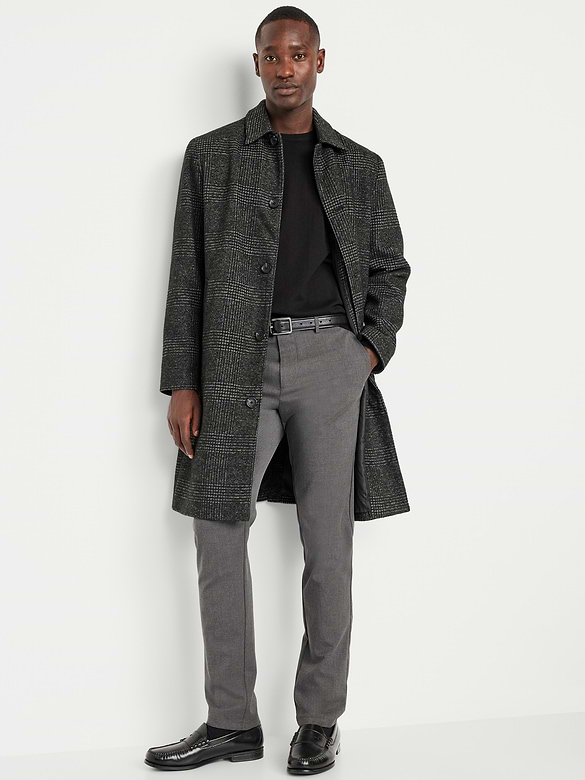 Slim-Fit Twill Dress Pants