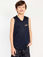 Image 3 of 4, Mesh Graphic Basketball Tank Top for Boys