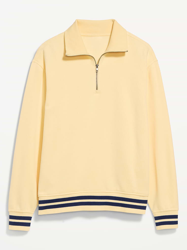 Image number 4 showing, Collared Nautical Fleece Pullover