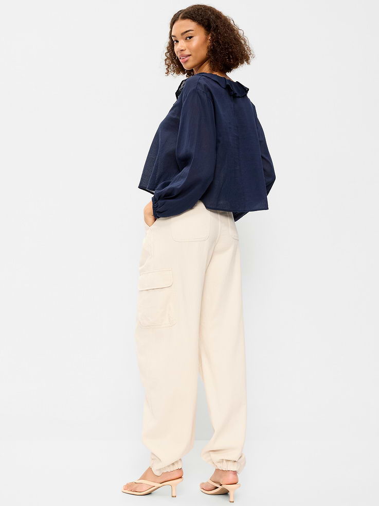 Image number 3 showing, Twill Barrel Cargo Pants