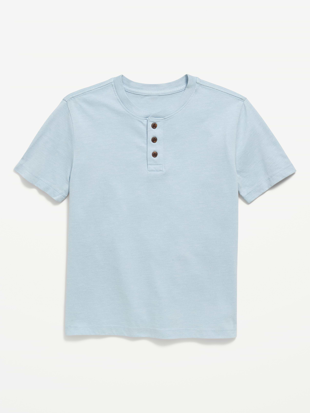 Image number 1 showing, Softest Short-Sleeve Henley T-Shirt for Boys