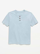 Image number 1 showing, Softest Short-Sleeve Henley T-Shirt for Boys