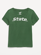 Image number 1 showing, College Graphic T-Shirt for Girls