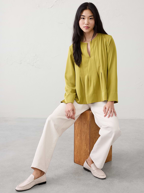 Pleated Swing Top
