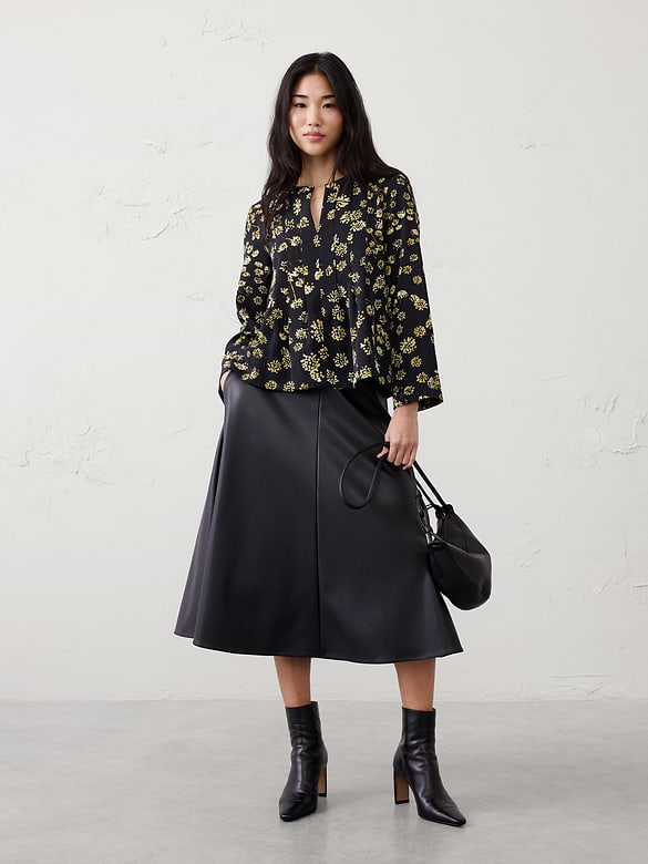 Pleated Swing Top