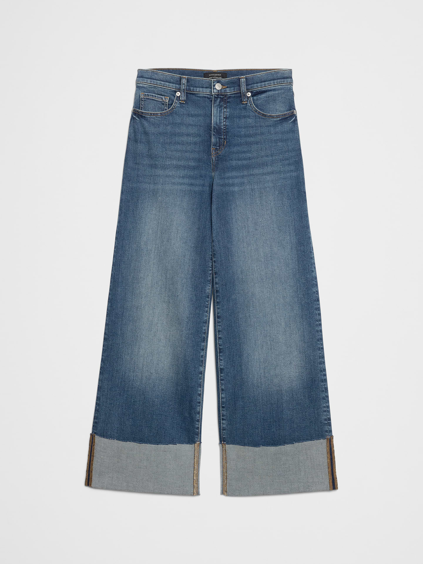 Image number 6 showing, Wide-Leg High-Rise Jean