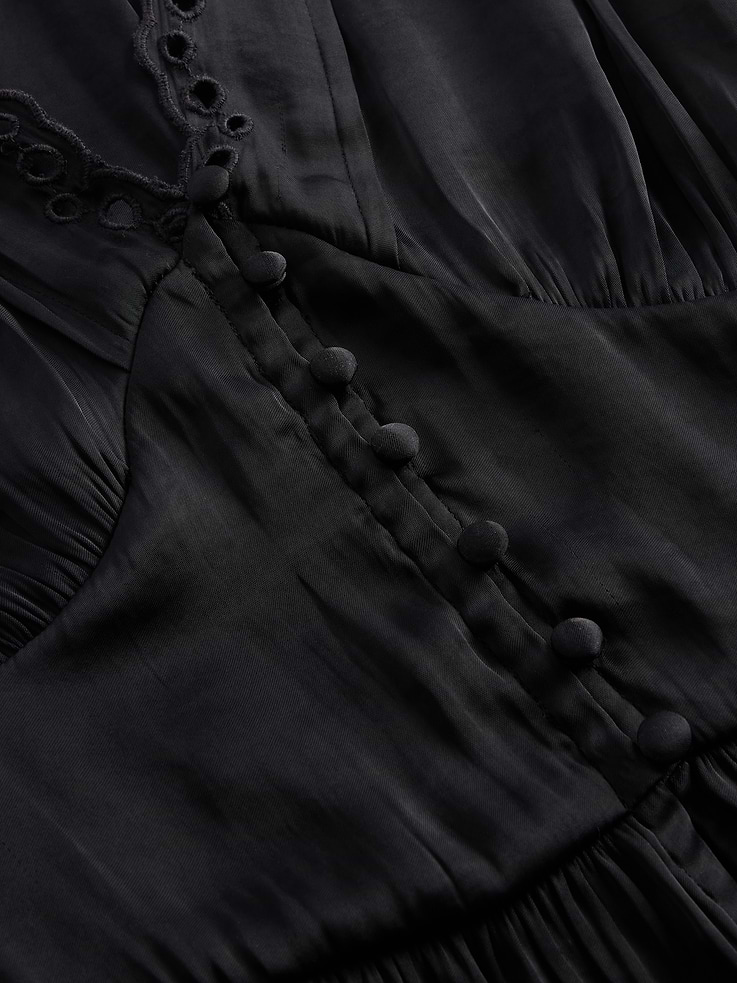 Image number 4 showing, Eyelet V-Neck Peplum Top