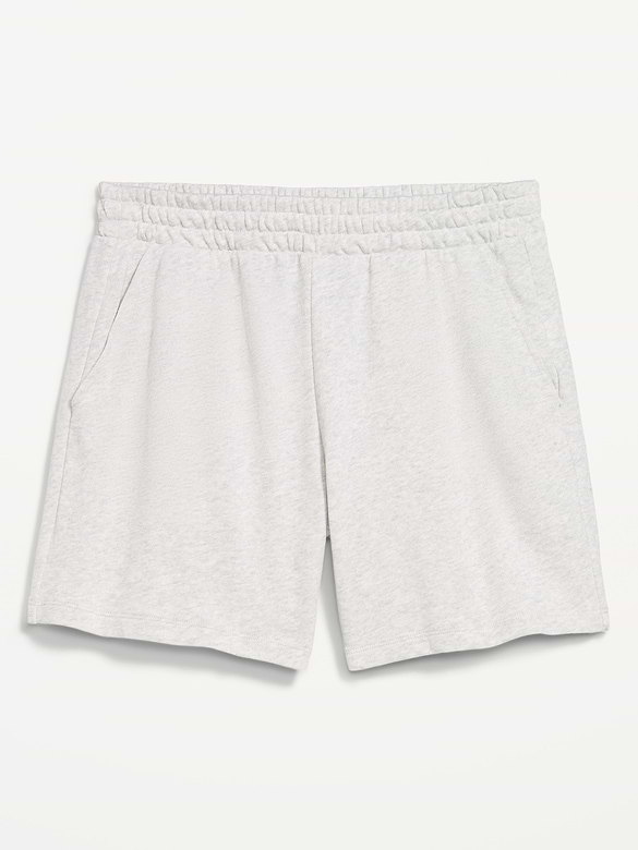 Short décontracté à taille haute, entrejambe de 12,5 cm