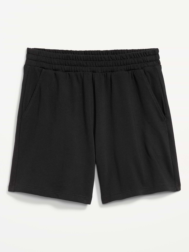 Image number 5 showing, High-Waisted Relaxed Shorts -- 5-inch inseam