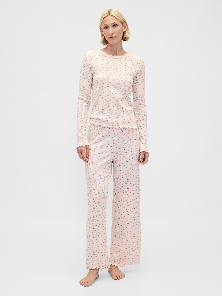 Image number 2 showing, Pointelle PJ Top