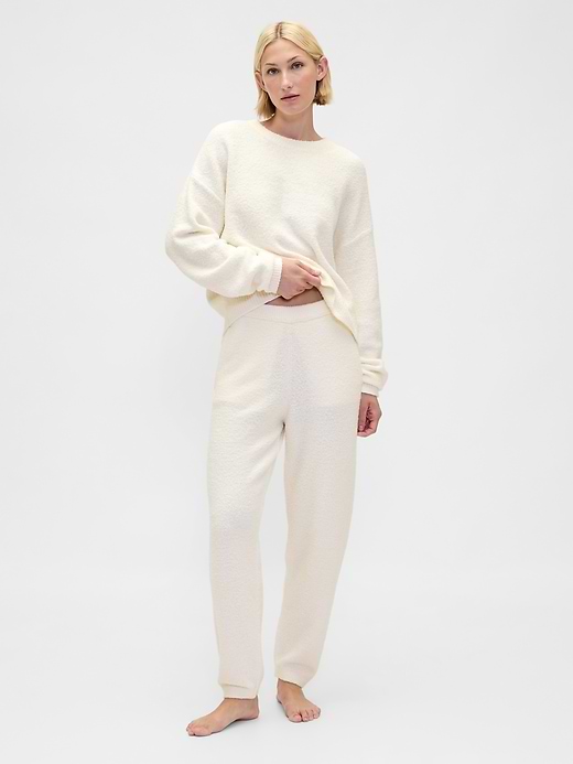 CashSoft Boucle Sweater Joggers - Ivory beige frost by Gap