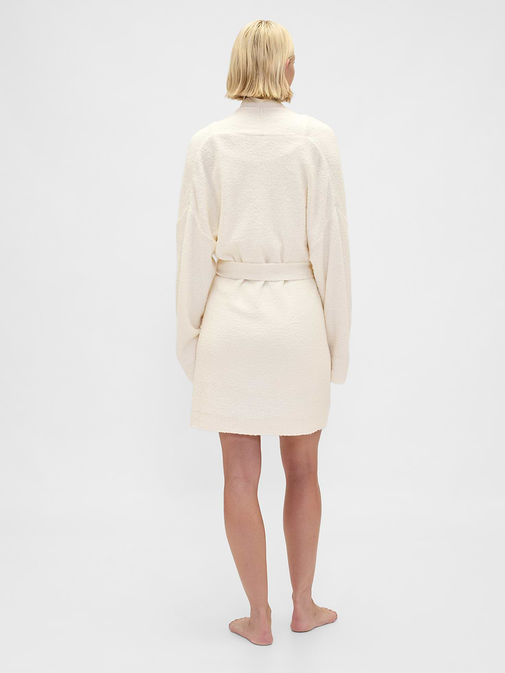 Image number 4 showing, CashSoft Boucle Relaxed Robe
