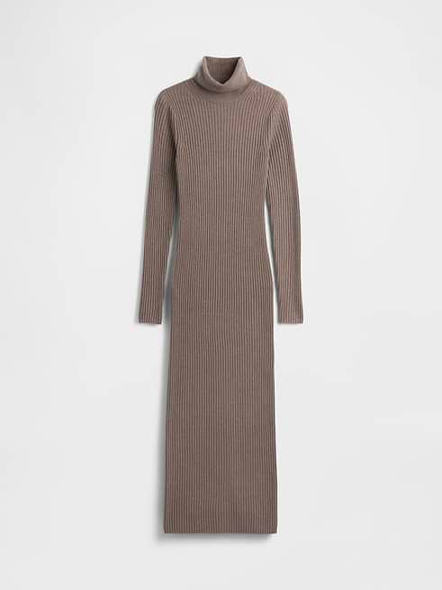 CashSoft Turtleneck Sweater Maxi Dress