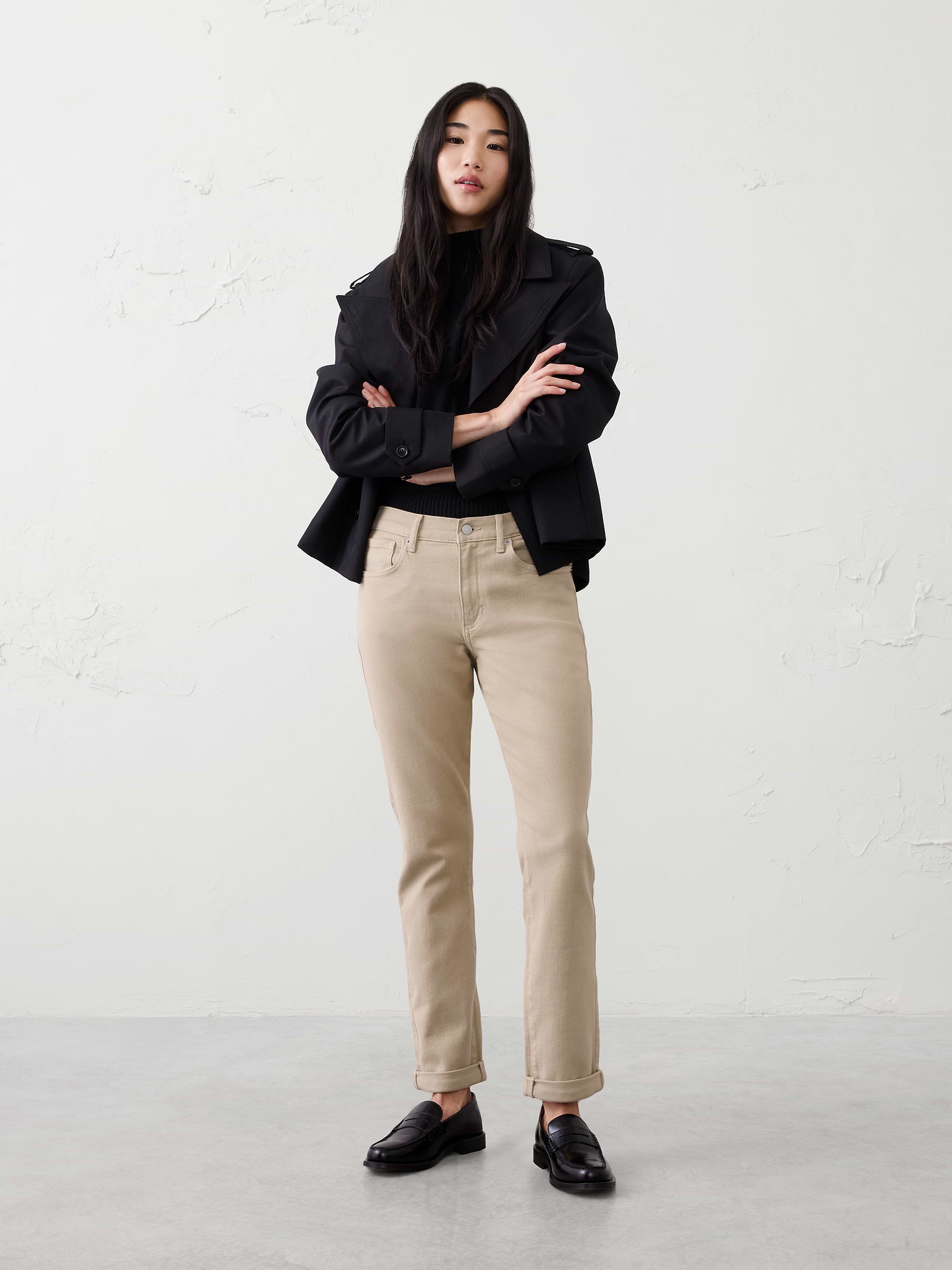Image number 1 showing, Girlfriend Mid-Rise Jean