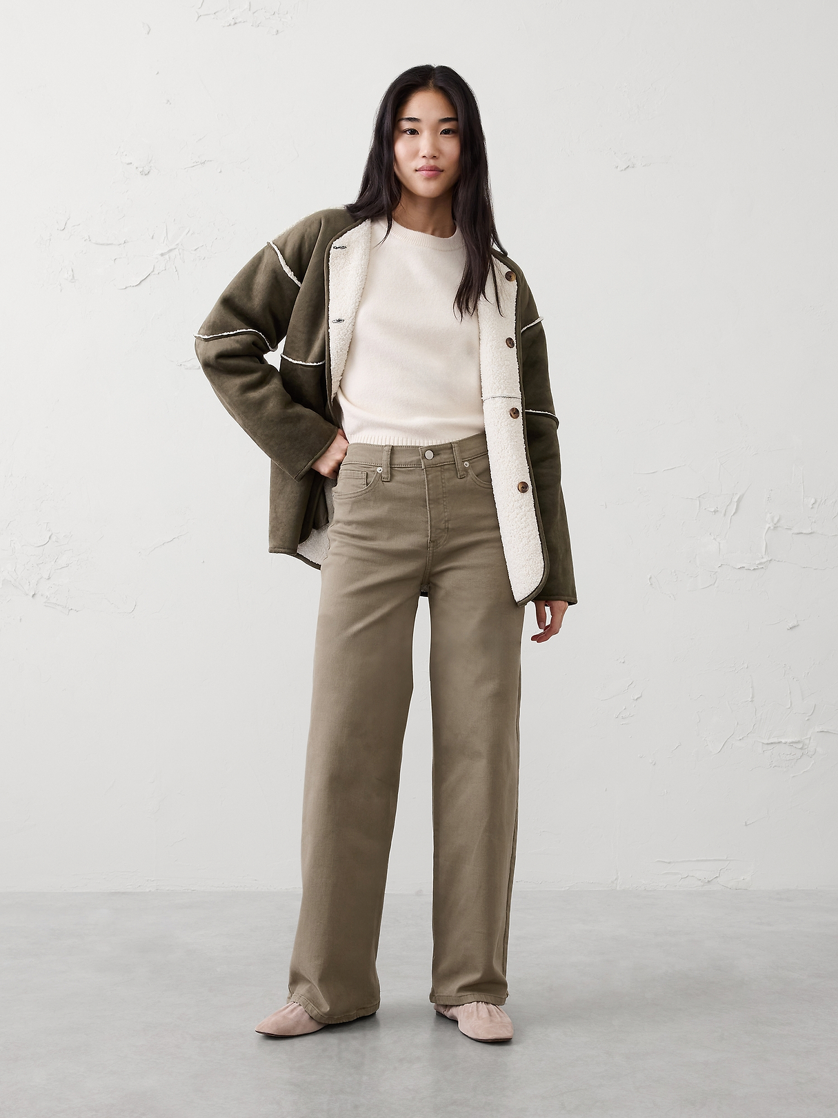 Wide-Leg High-Rise Jean | Banana Republic Factory