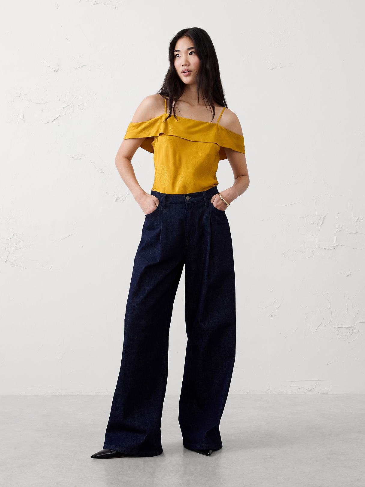 Strappy Draped Top | Banana Republic Factory