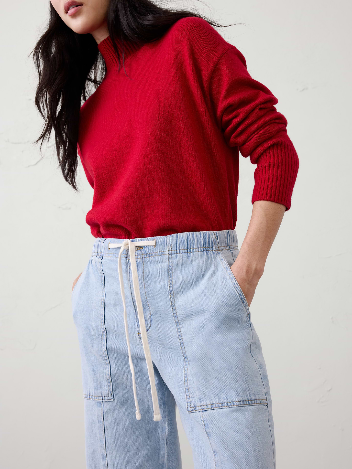 Image number 3 showing, Tapered Mid-Rise Jean