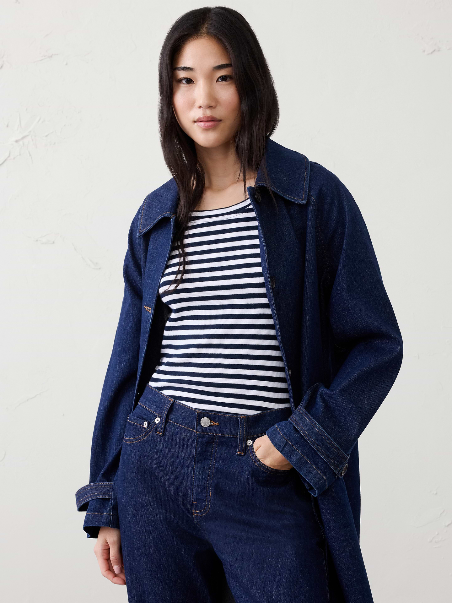 Image number 3 showing, Ribbed Elbow-Sleeve T-Shirt