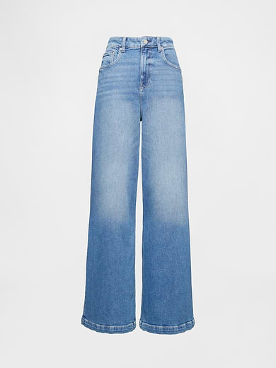 Image number 7 showing, Extra High Rise Stride Wide-Leg Jeans