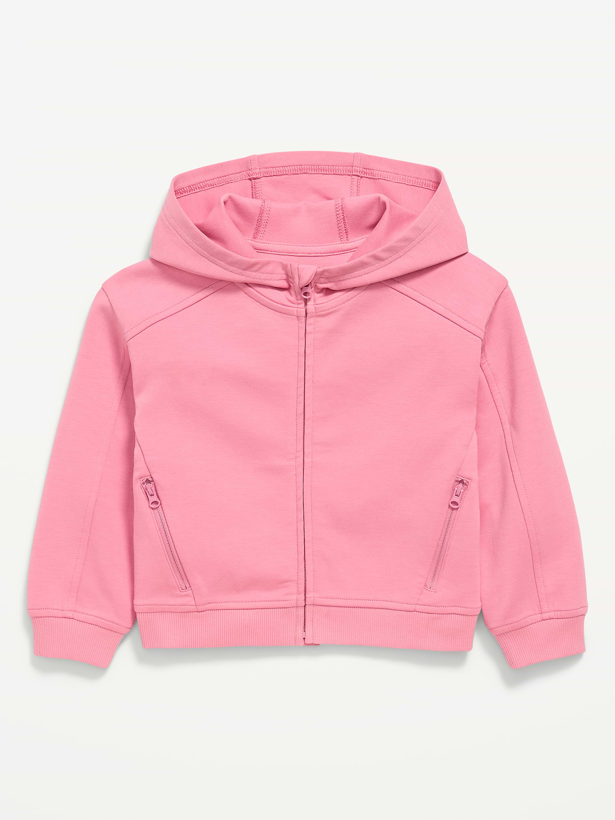 Image number 1 showing, Oversized Dynamic Fleece Full-Zip Hoodie for Toddler Girls