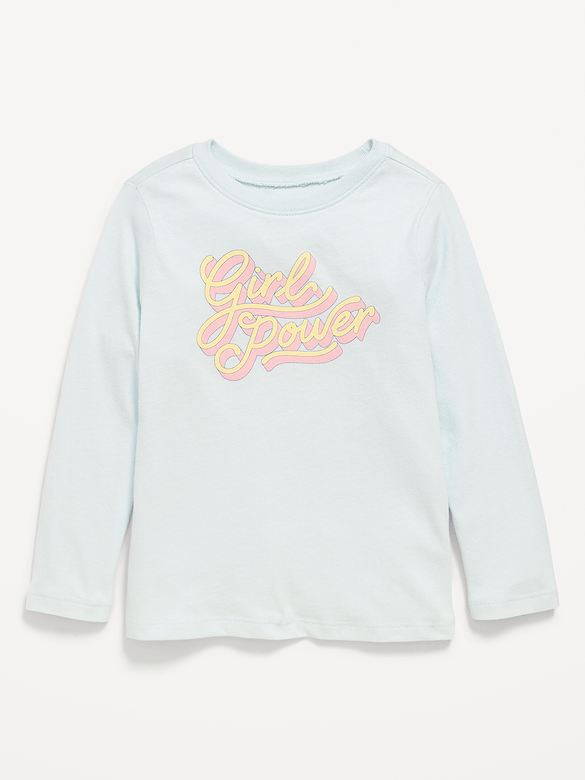 Long-Sleeve Graphic T-Shirt for Toddler Girls