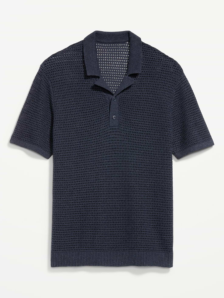 Image number 4 showing, Short-Sleeve Polo Sweater