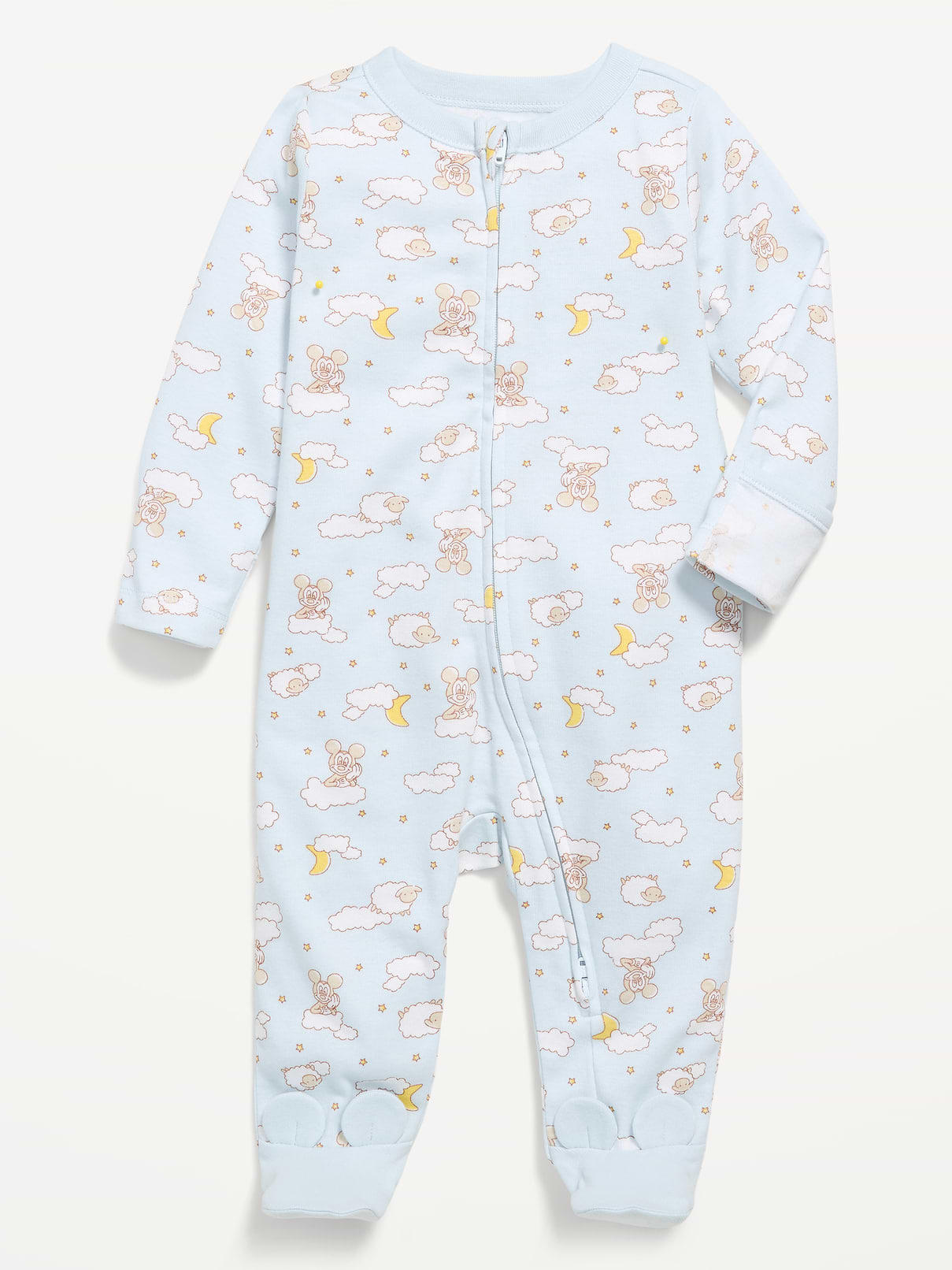 Image 1 of 1, crew neck, long sleeves, fold-over mittens at each sleeve, full-length reversible zipper, sewn-in feet, licensed graphic, ©Disney., Product #842985
