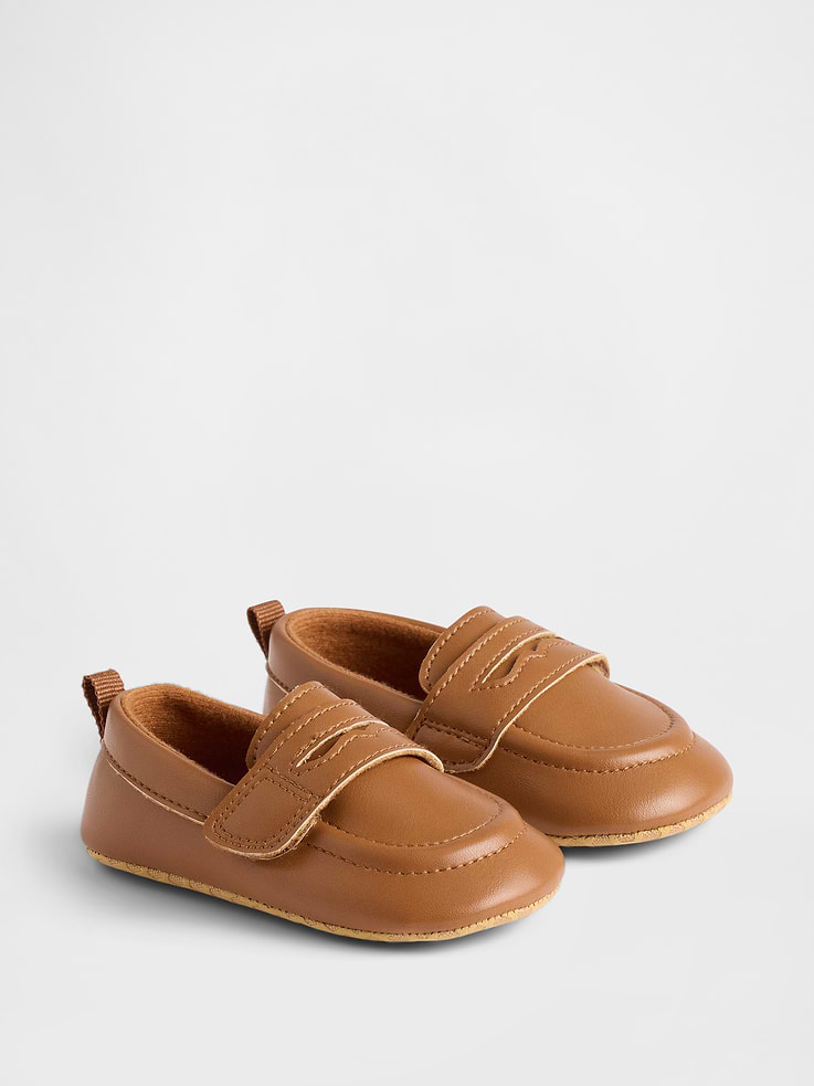 Image number 1 showing, Baby Vegan Leather Loafers