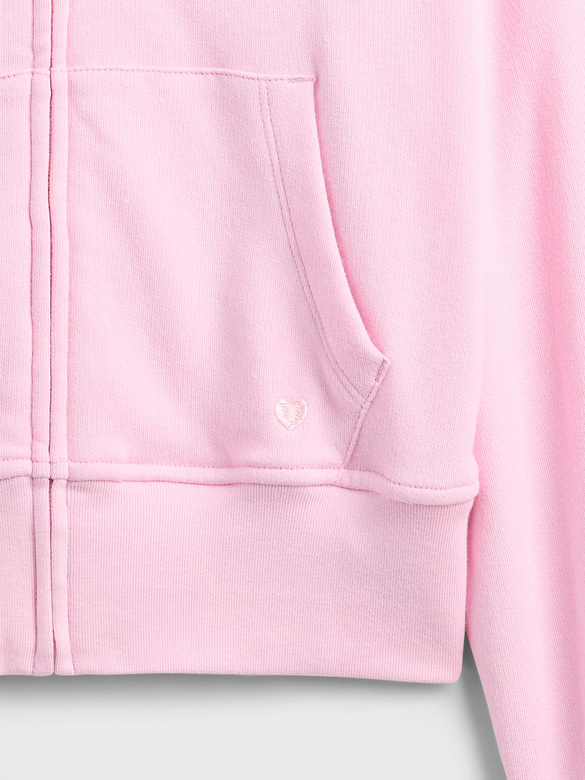 Kids Relaxed Wedge Zip Hoodie