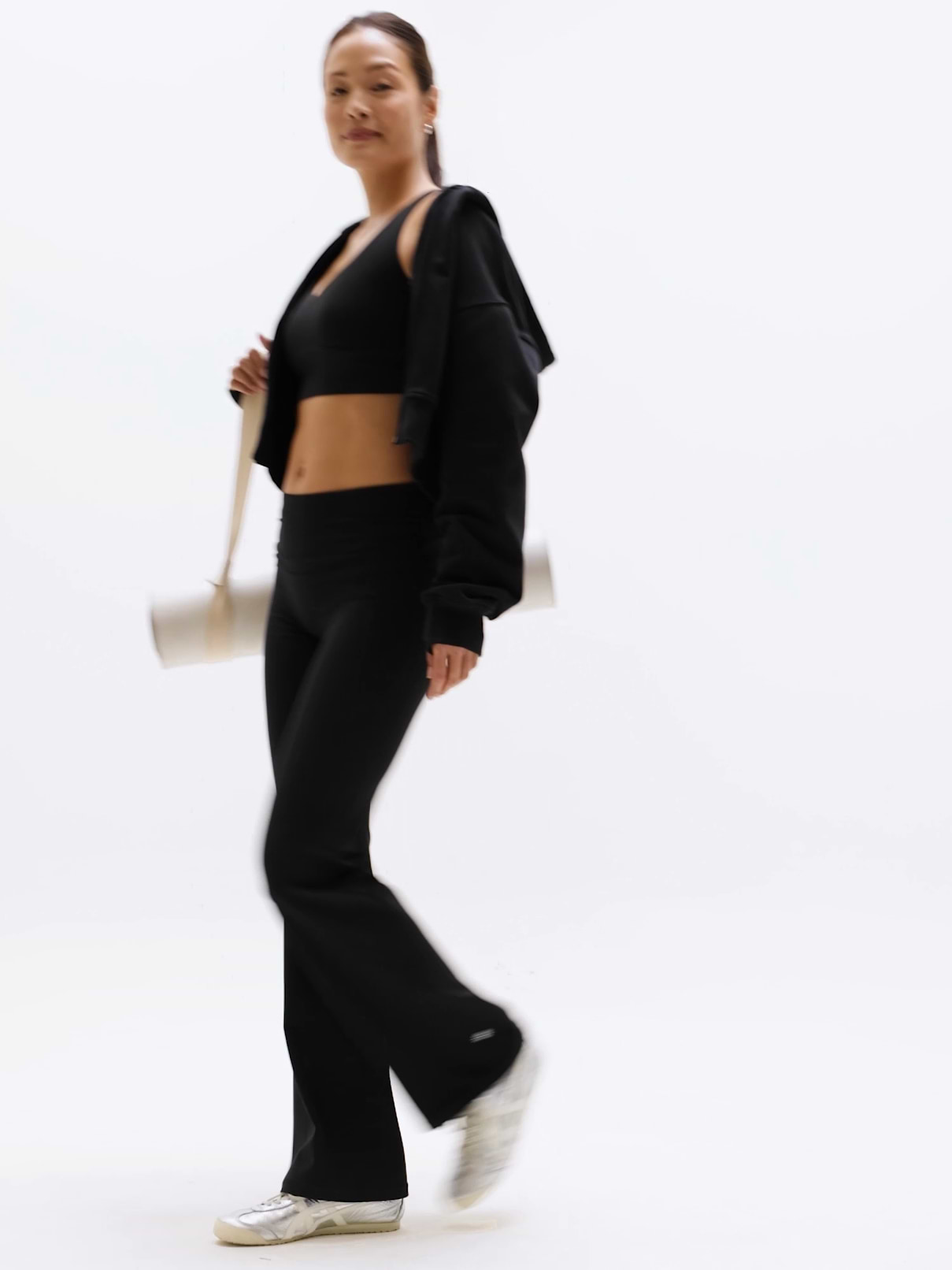 Transcend High Rise Fold Over Flare Legging | Athleta