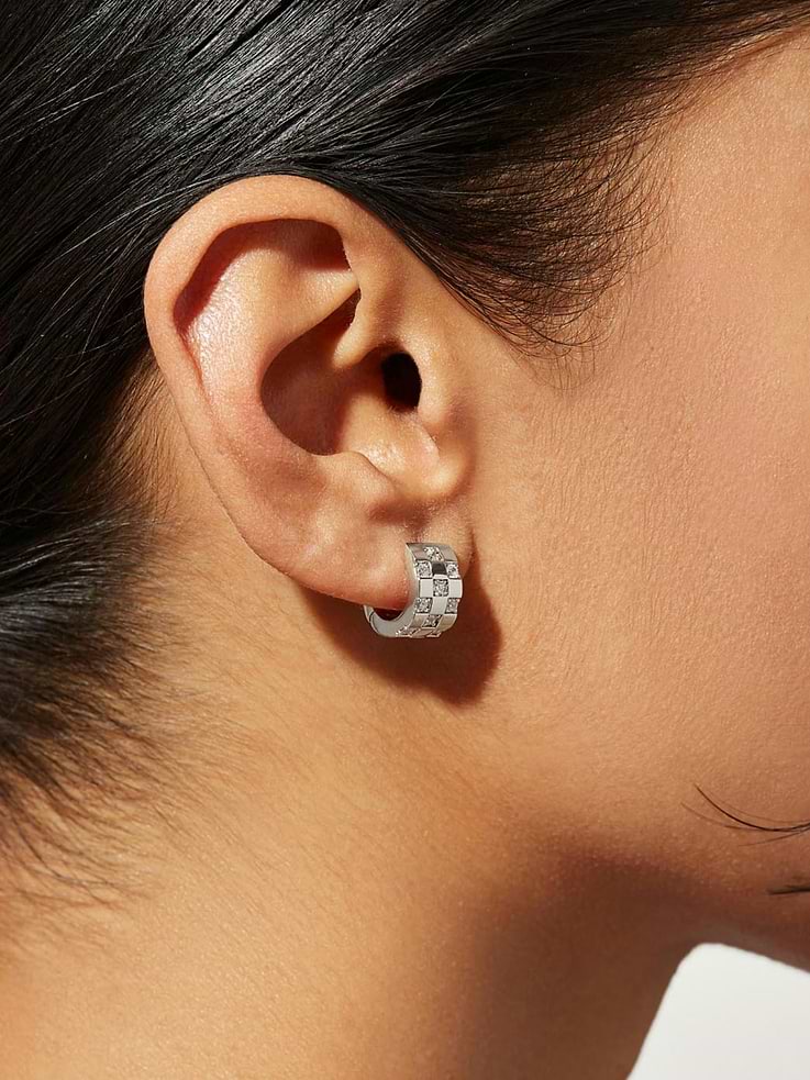 Image 2 of 3, Ana Luisa Eden Hoop Earrings