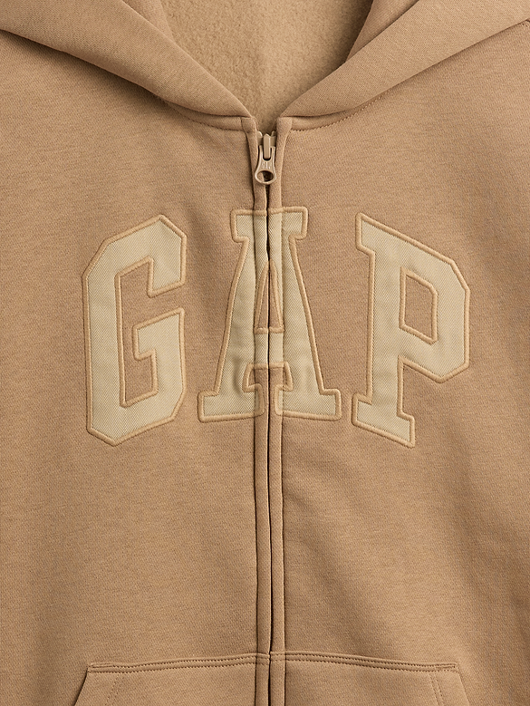 Kids VintageSoft Logo Zip Hoodie