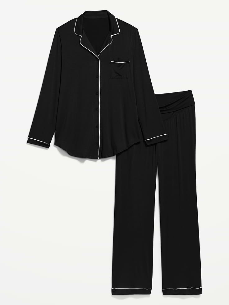 L'image numéro 4 présente Pyjama classique de maternité