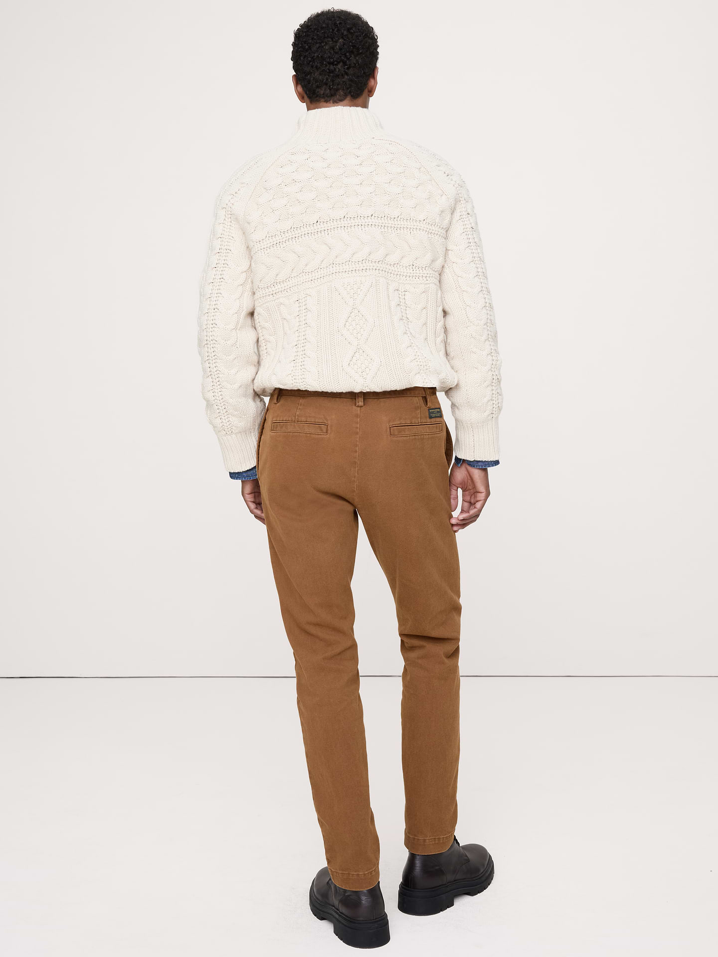 Image number 8 showing, Slim Brushed Traveler Chino