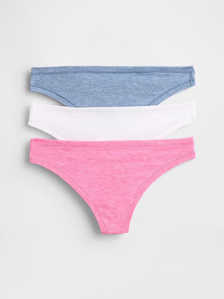 Image number 1 showing, Breathe Thong (3-Pack)