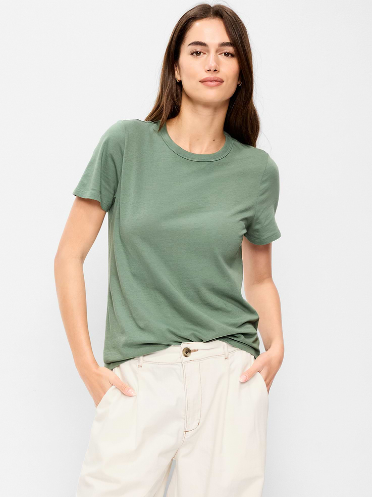 Image number 1 showing, EveryWear Crew-Neck T-Shirt