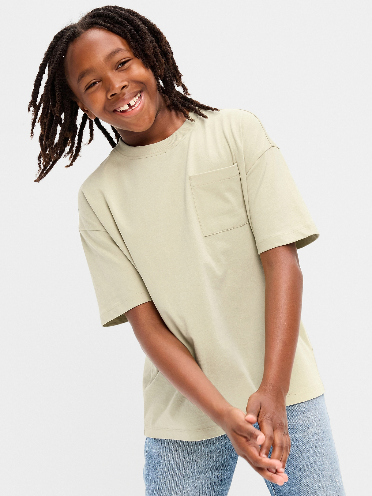 Oversized Short-Sleeve Pocket T-Shirt for Boys | Old Navy
