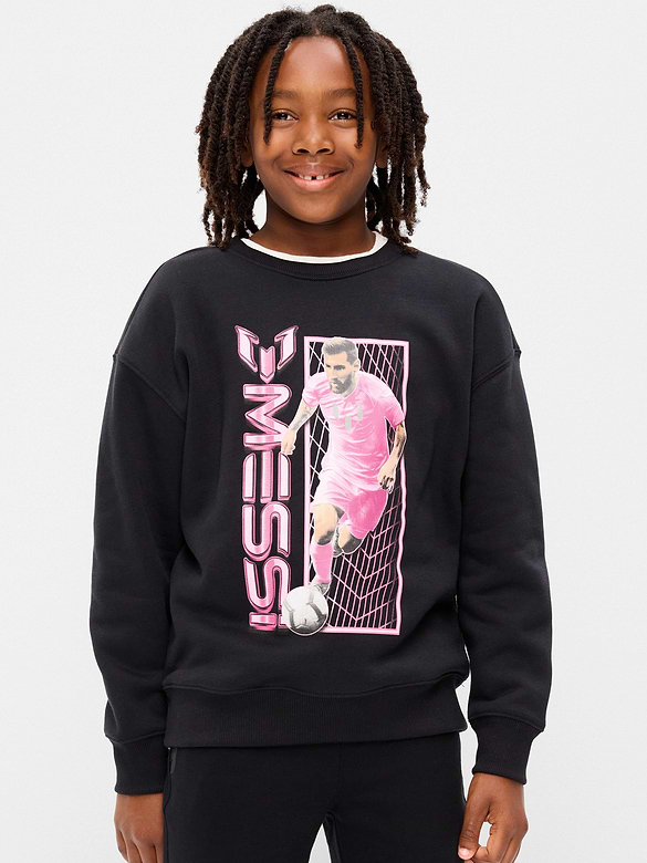 Messi™ Oversized Crew-Neck Graphic Sweatshirt for Boys