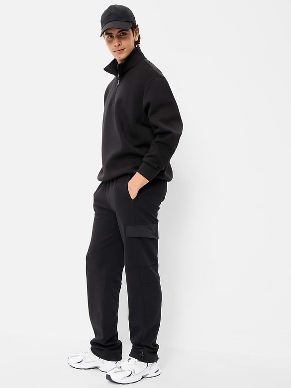Bounce Fleece Oversized Quarter-Zip Pullover