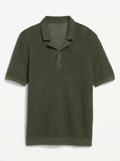 Image number 4 showing, Short-Sleeve Polo Sweater