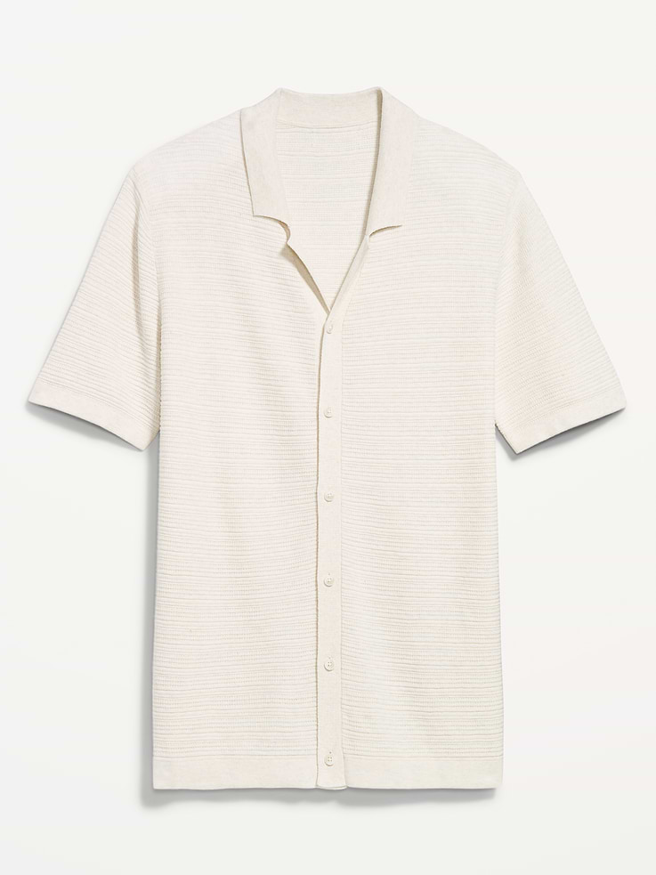 Image number 4 showing, Short-Sleeve Sweater Shirt