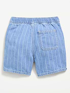 Image number 3 showing, Baggy Pull-On Jean Shorts for Toddler Boys