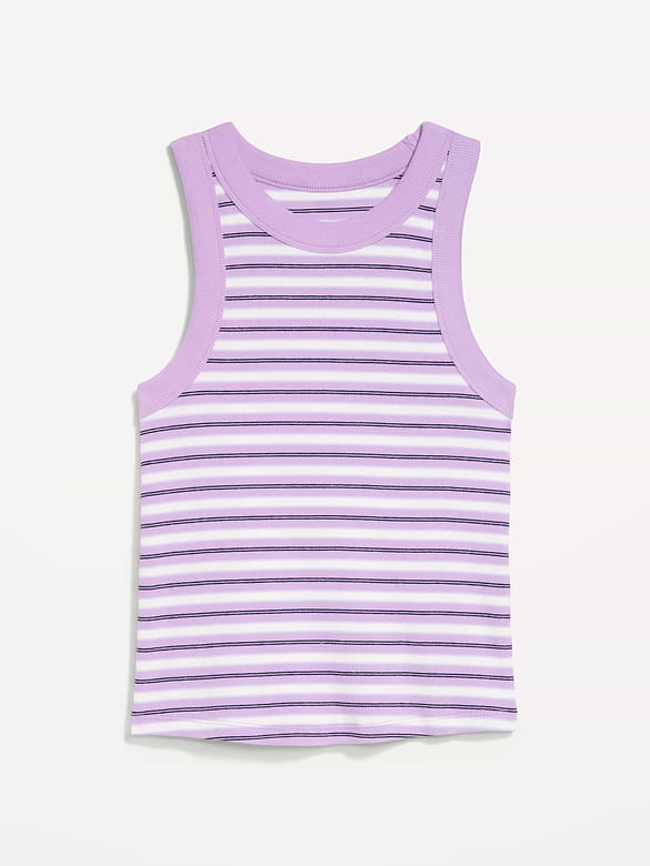 Camisole moulante à bords contrastants