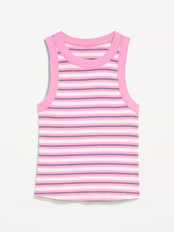 Camisole moulante à bords contrastants