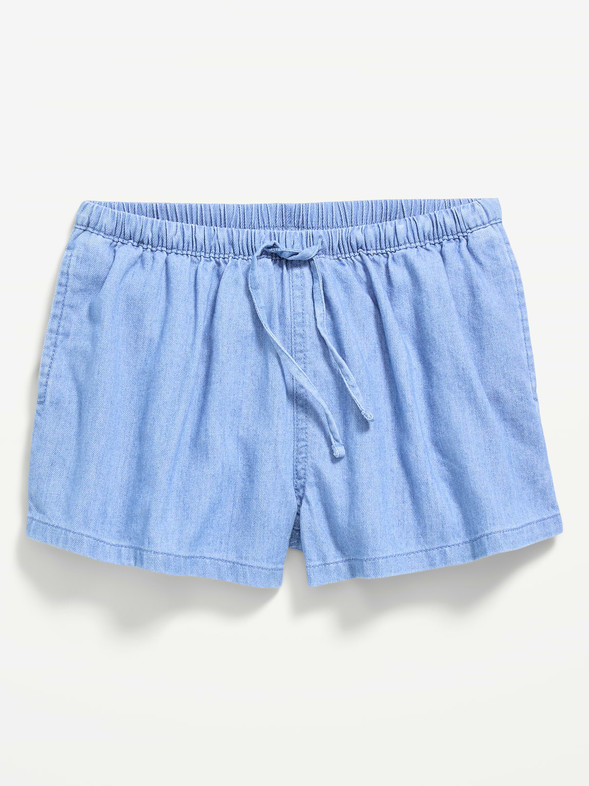 Image number 1 showing, Drawstring Jean Shorts for Girls