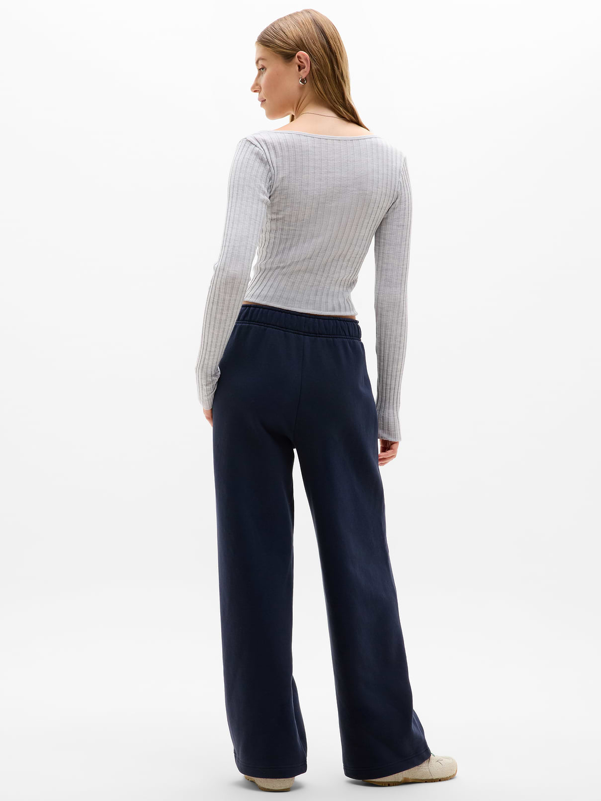 Image number 2 showing, Forever Fleece Wide Leg